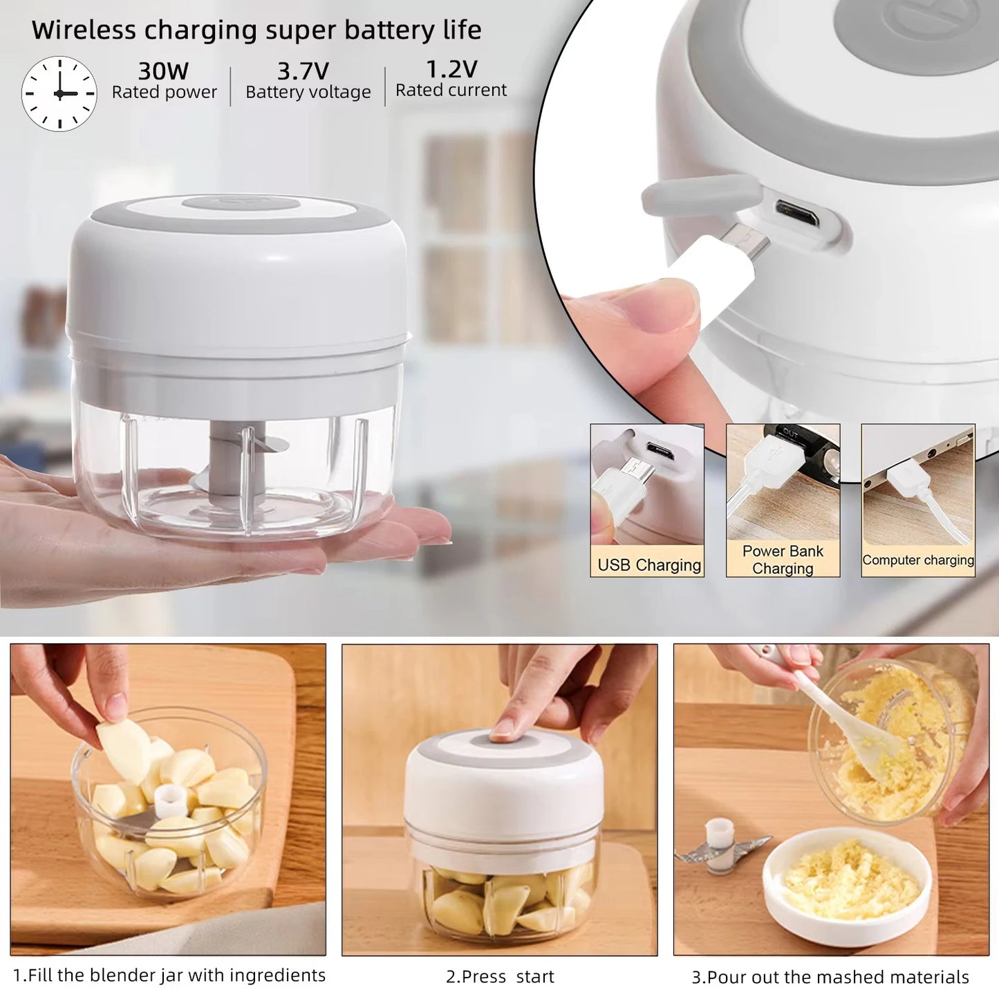 QuickCrush™ Mini Power Chopper